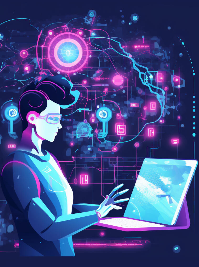 AI Grant Writing Digital Art